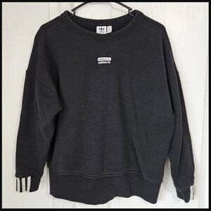 Adidas Women's Charcoal Crewneck Sweater Size S